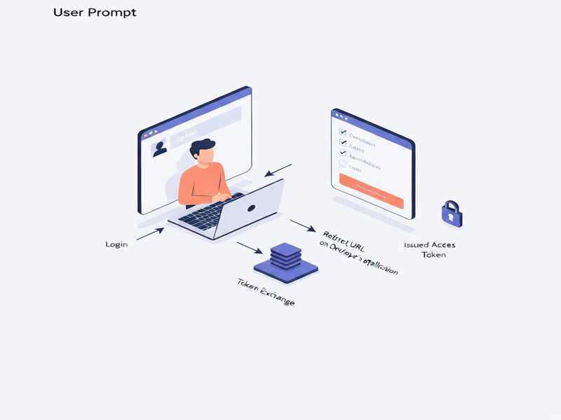OAuth flow illustration