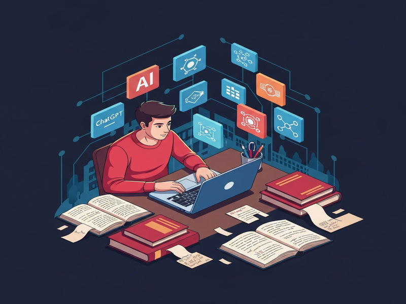 AI and CS fundamentals illustration