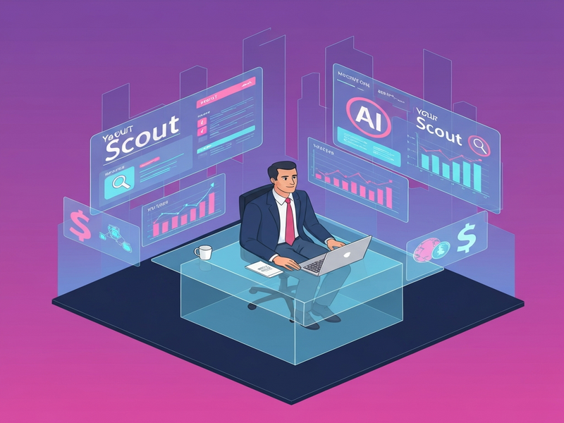 AI-powered search illustration