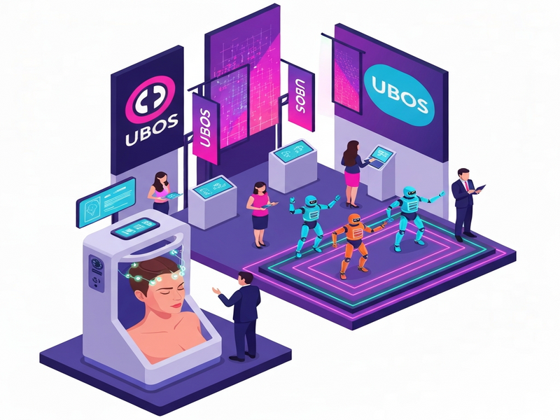 UBOS AI showcase at MWC 2026