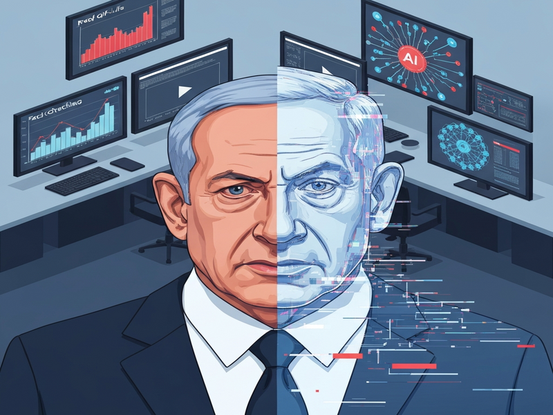 AI deepfake illustration