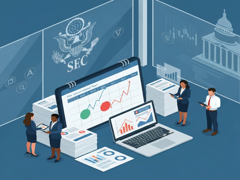 SEC semi‑annual earnings proposal illustration