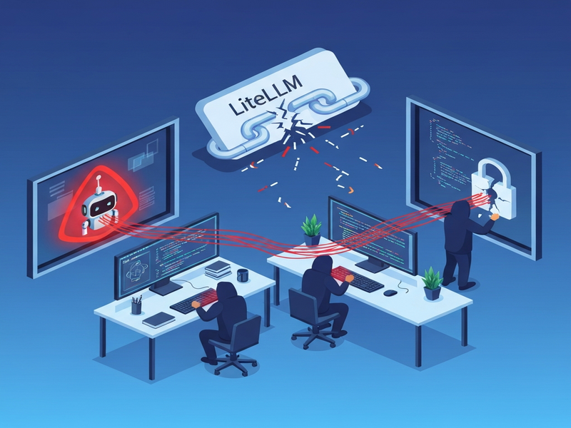 Mercor cyberattack illustration