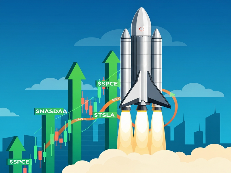 SpaceX IPO illustration