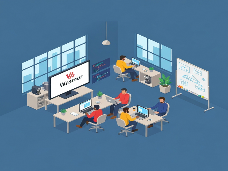 Wasmer team collaborating remotely