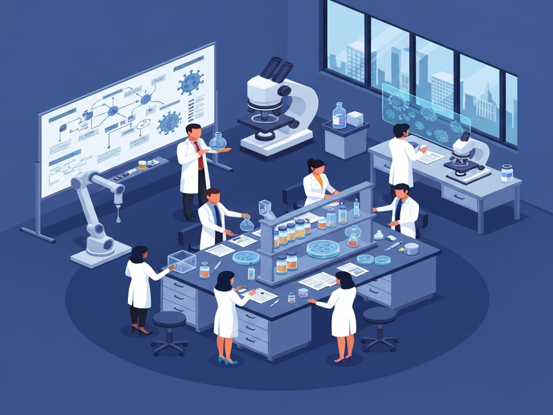 Universal vaccine research illustration