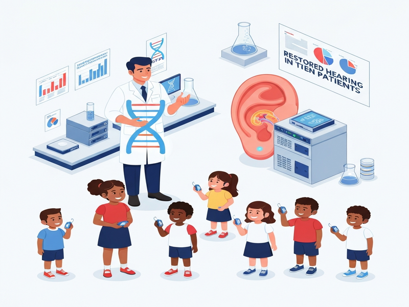 Gene therapy breakthrough illustration