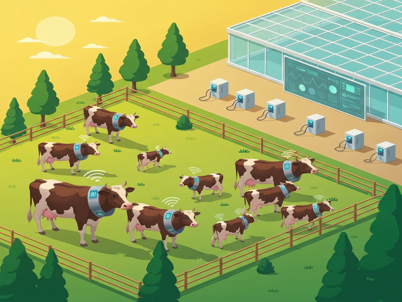 Solar-powered cow collar technology