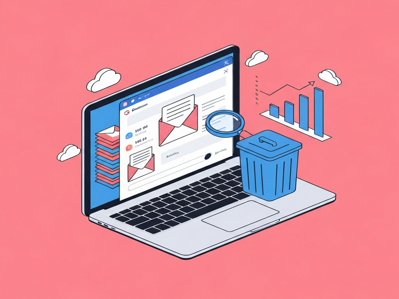 Illustration of email storage analysis