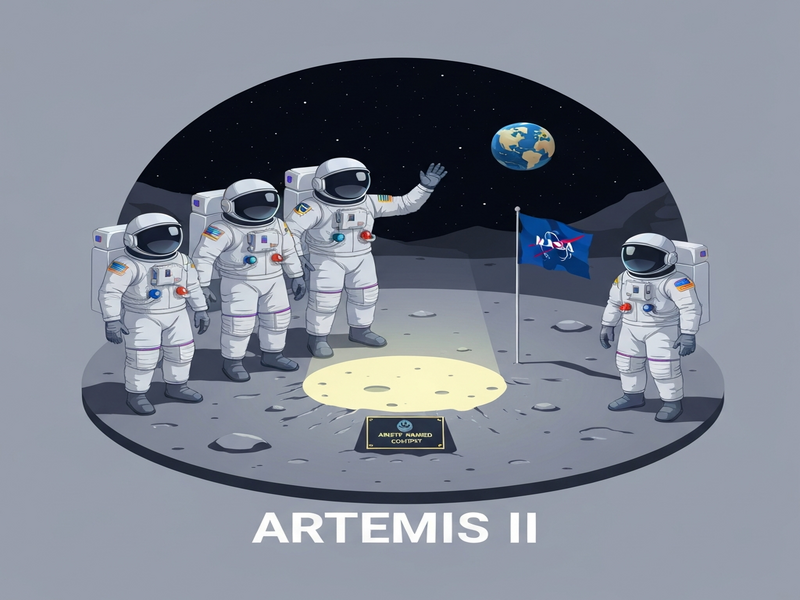 Artemis II mission illustration