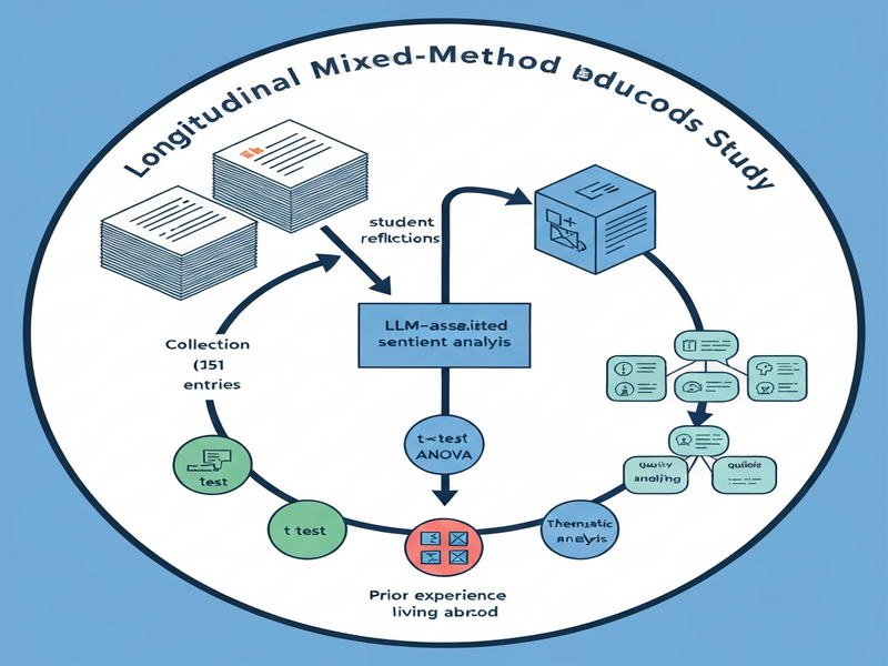 Workflow diagram of LLM‑assisted sentiment analysis