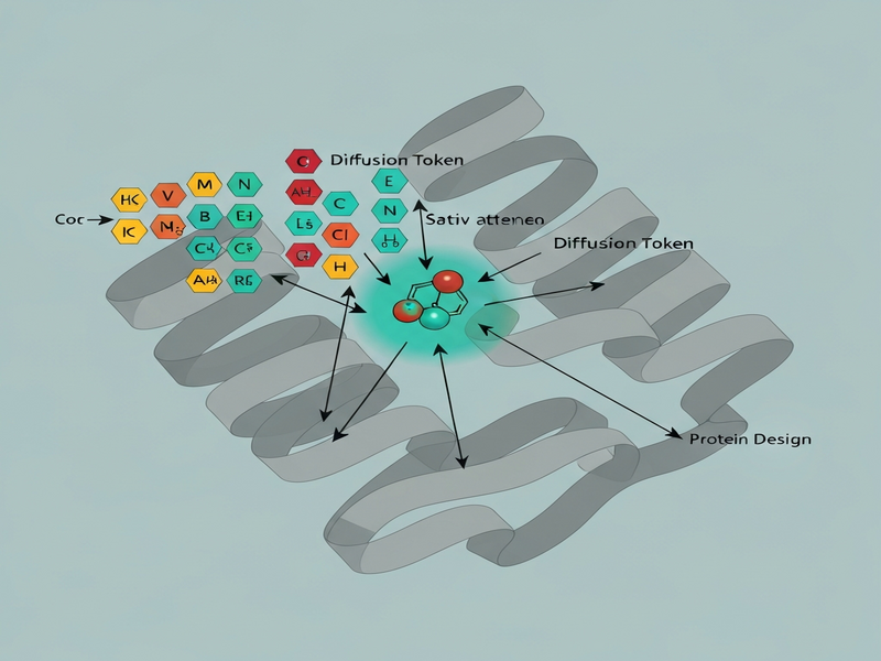Illustration of ProtLiD² architecture showing joint sequence‑structure token generation with ligand‑aware cross‑attention