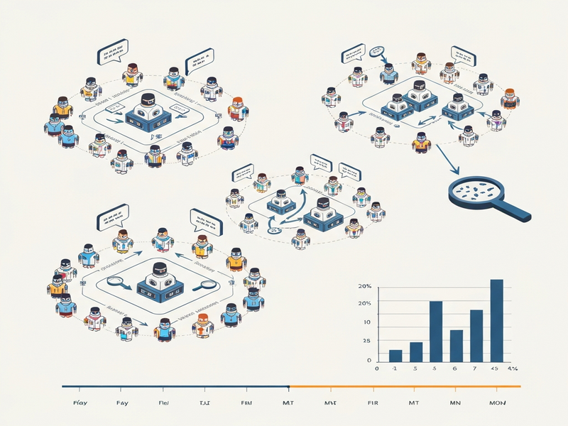 Simulation of LLM agents in a Moltbook-style environment