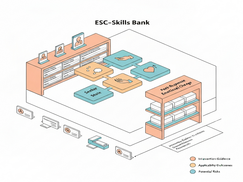 Illustrative diagram of ESC‑Skills workflow
