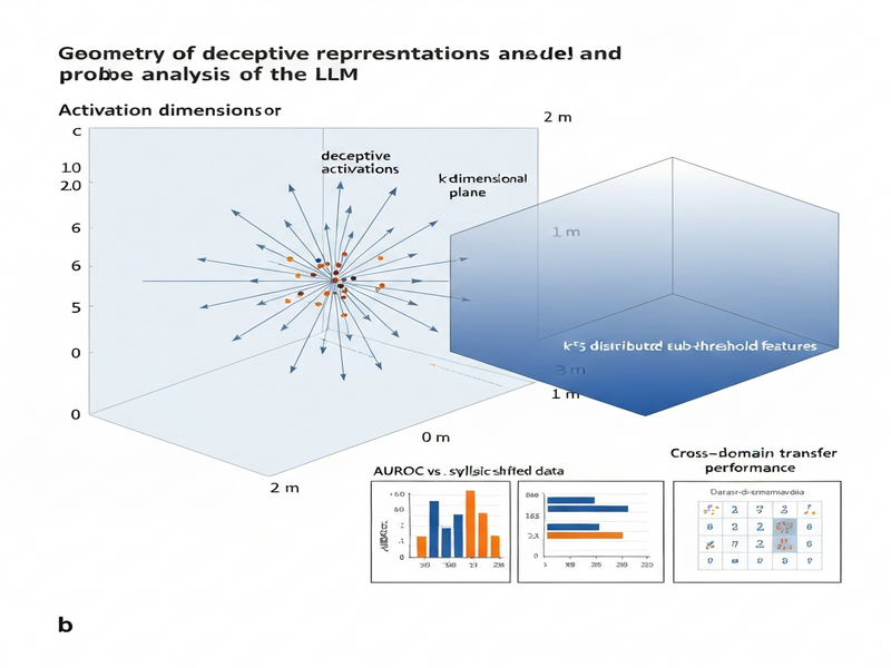 LLM deception detection illustration