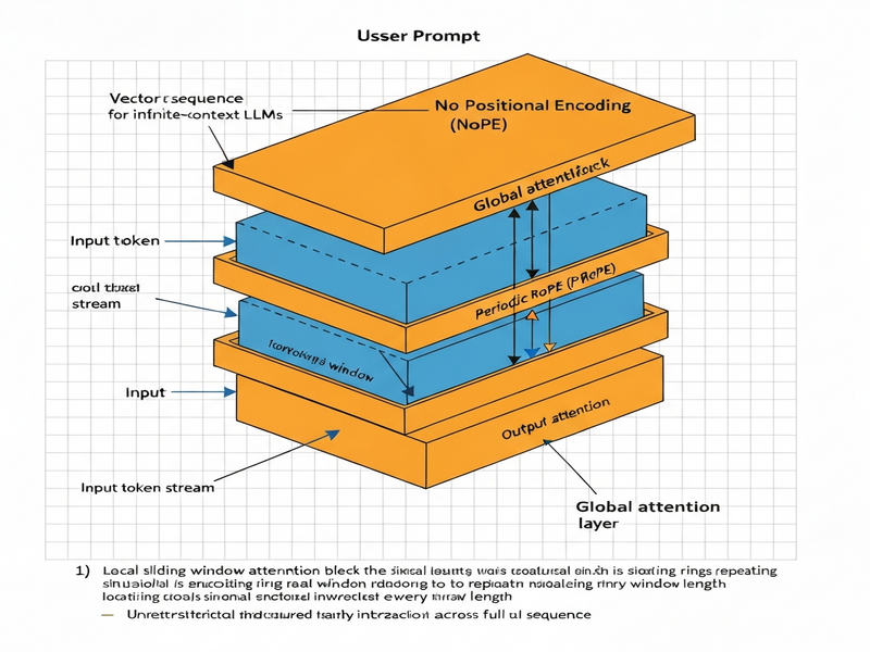 Illustration of Periodic RoPE architecture