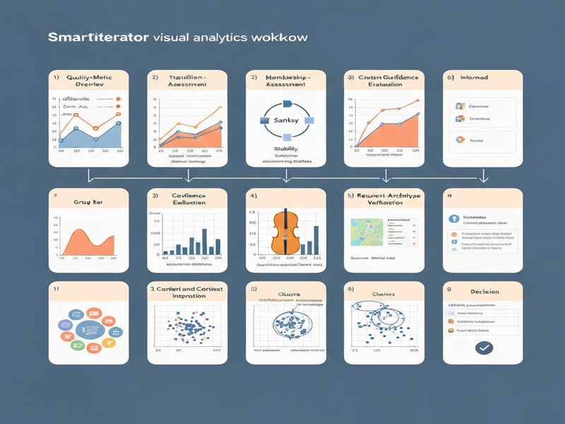 SmartIterator visual analytics dashboard showcasing quality metrics, stability heatmap, and confidence overlay