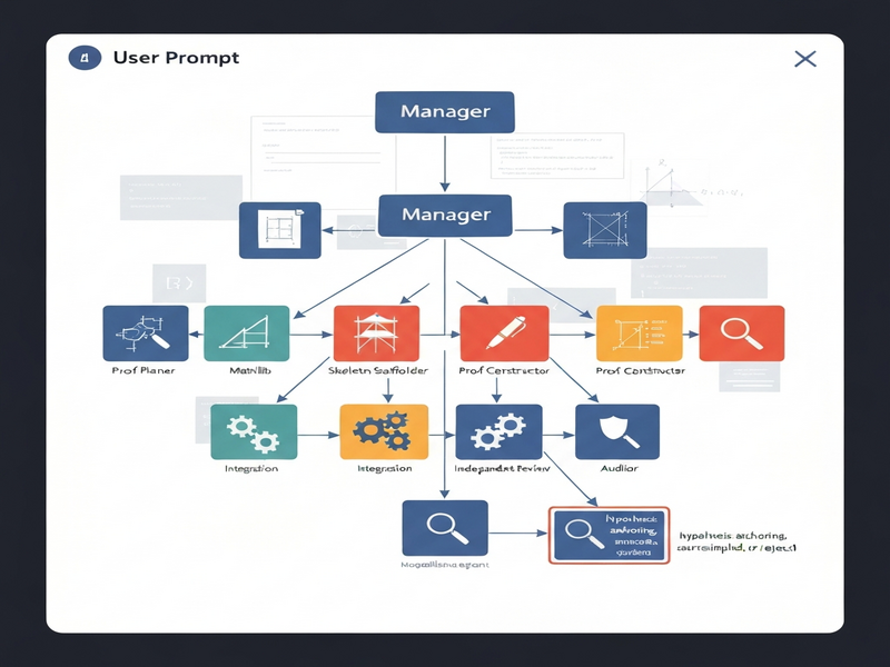 Diagram of the multi‑agent formalization pipeline