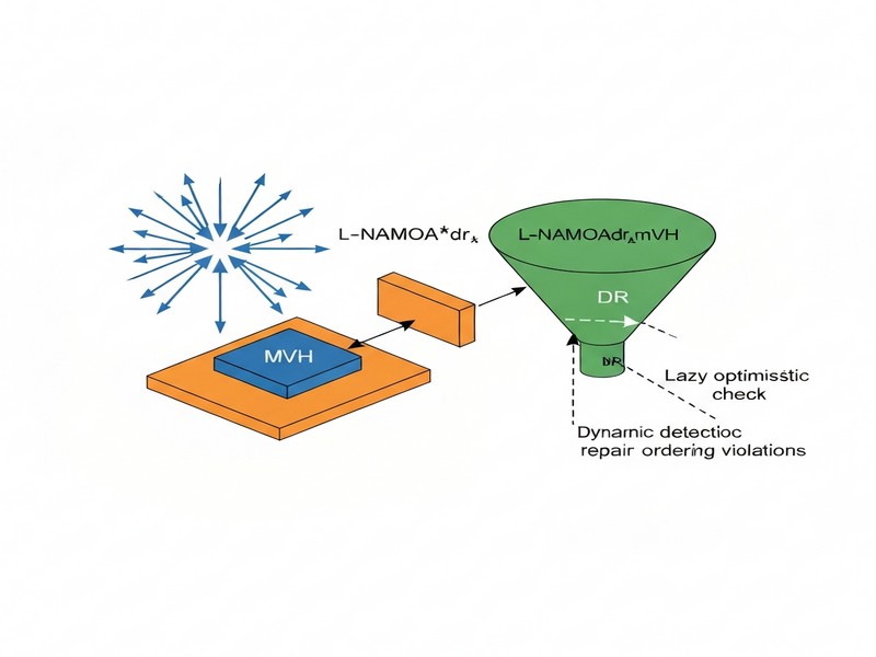 Illustration of L-NAMOA*dr-mvh algorithm