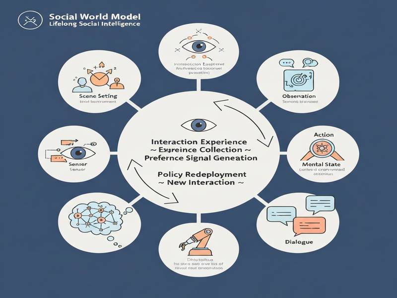 Social World Model illustration
