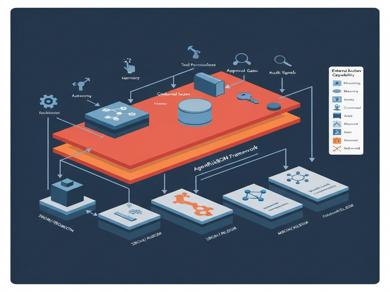 Illustration of AgentRiskBOM workflow