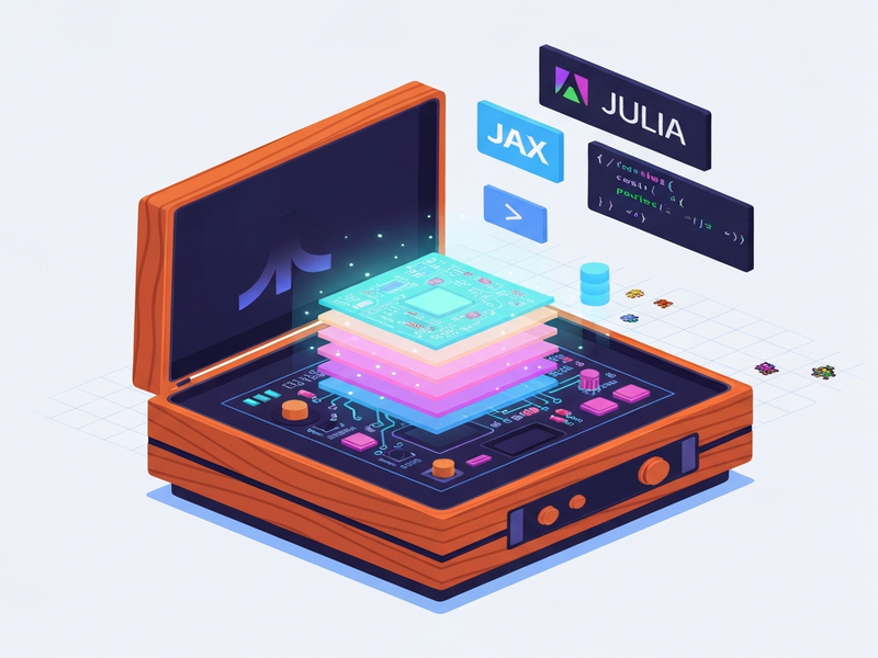 Differentiable Atari VCS illustration