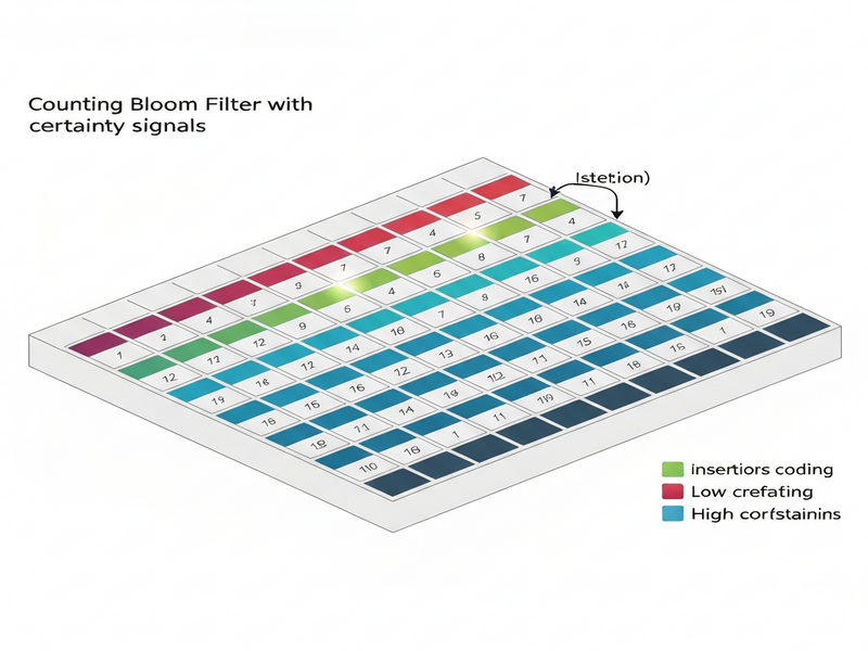 Certainty‑Aware Counting Bloom Filter architecture