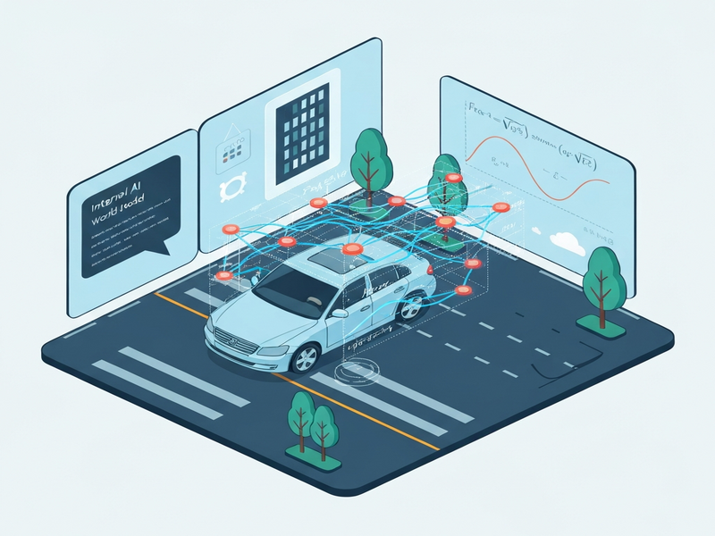 Diagram of test-time scaling law for physical AI agents