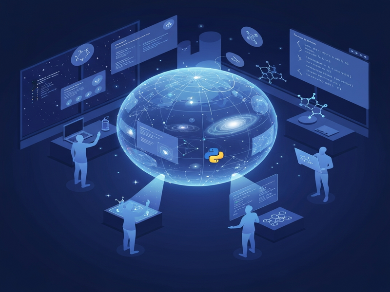 AI scientists multi-agent framework illustration