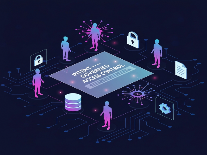 Intent‑Governed Tool Authorization illustration