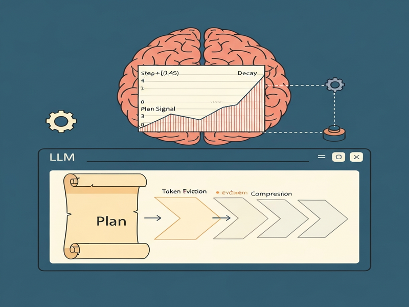 Illustration of plan decay and context management