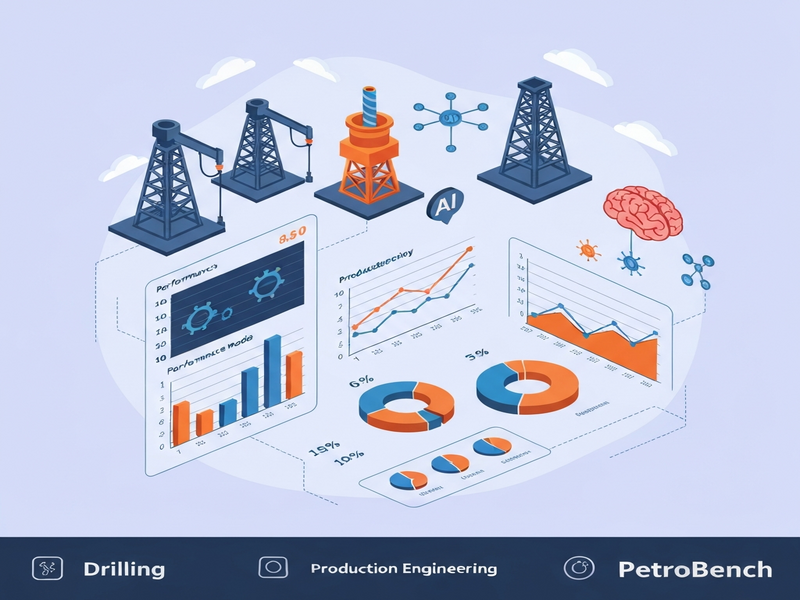 Illustration of PetroBench benchmark workflow