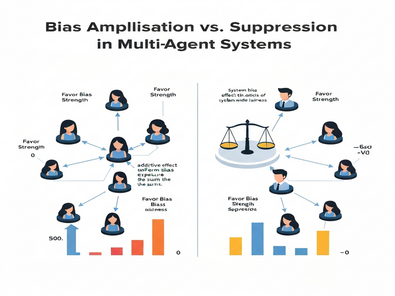 Bias dynamics in multi-agent systems