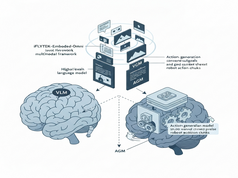 Diagram of iFLYTEK‑Embodied‑Omni architecture