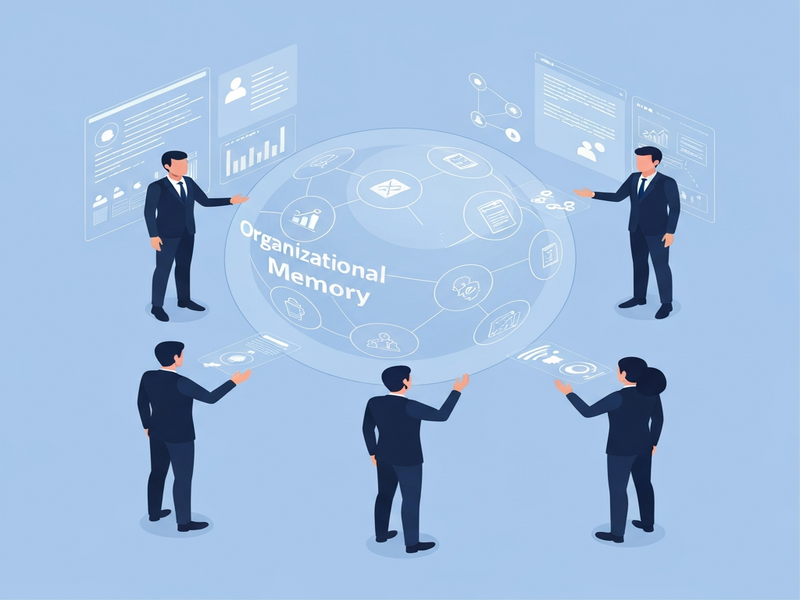 Organizational Memory Architecture Diagram
