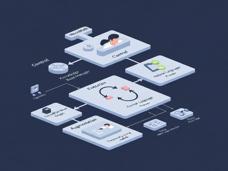 MechMath Agent Team architecture diagram