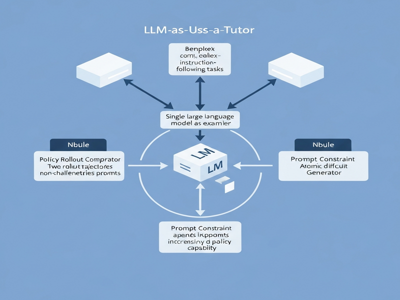 Illustration of LLM-as-a-Tutor framework