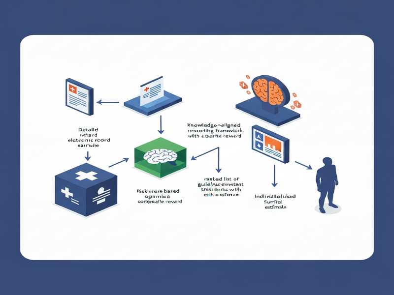 Illustration of HCC-STAR workflow integrating EMR narratives, risk stratification, and treatment recommendation