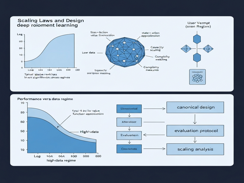 Scaling law illustration for deep RL