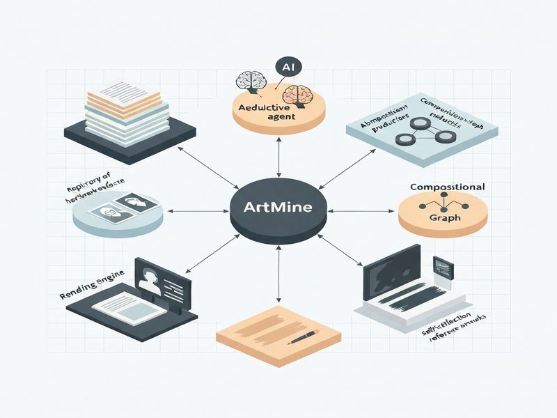 ArtMine workflow diagram