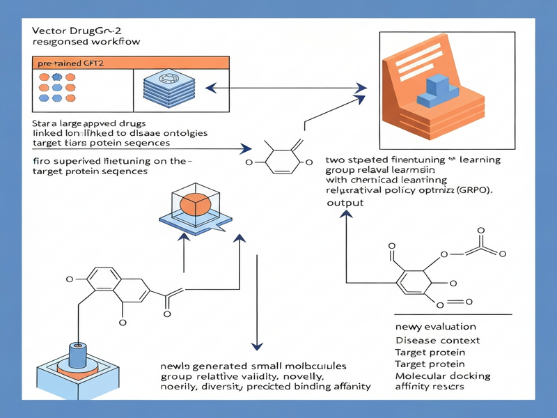 DrugGen‑2 workflow diagram