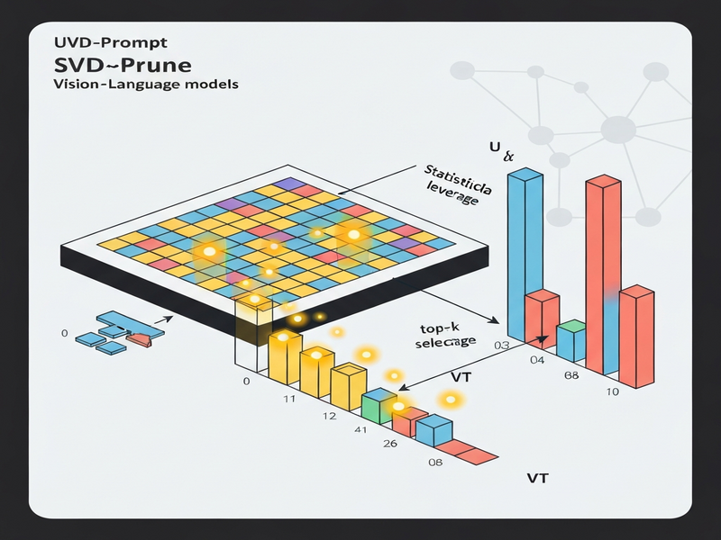 Illustration of SVD‑Prune workflow