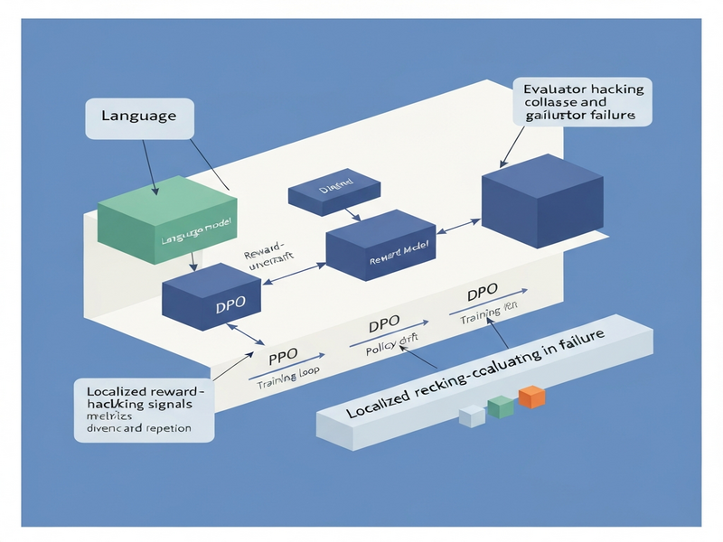 Illustration of RLHF failure modes