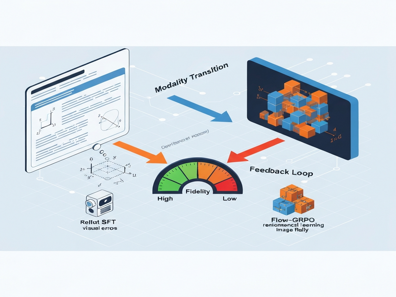 Illustration of interleaved multimodal reasoning with MoTiF supervision