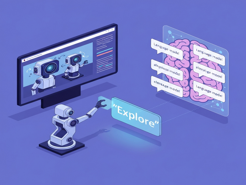 Illustration of Prompt‑Driven Exploration workflow