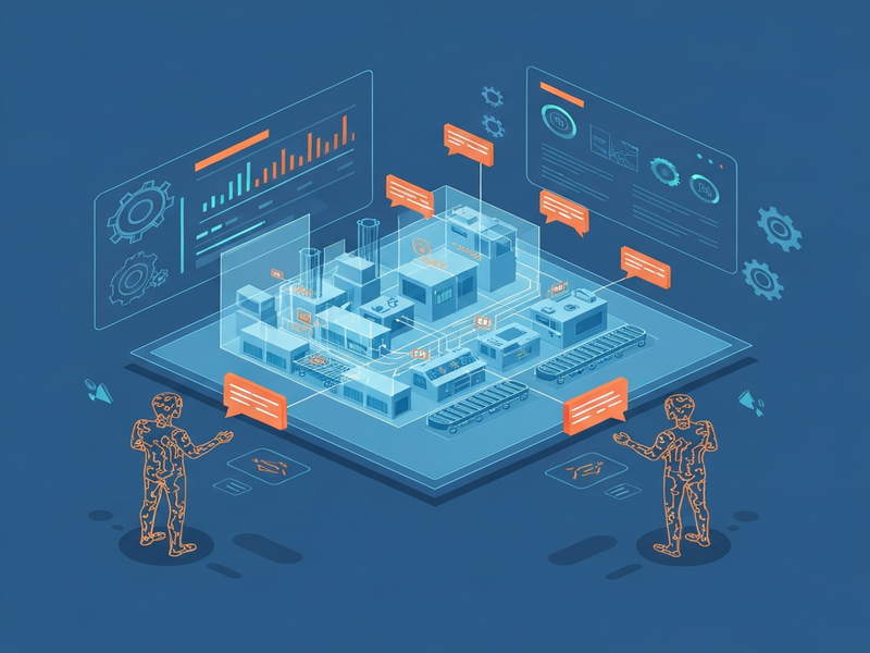 Illustration of LLM‑Digital Twin integration