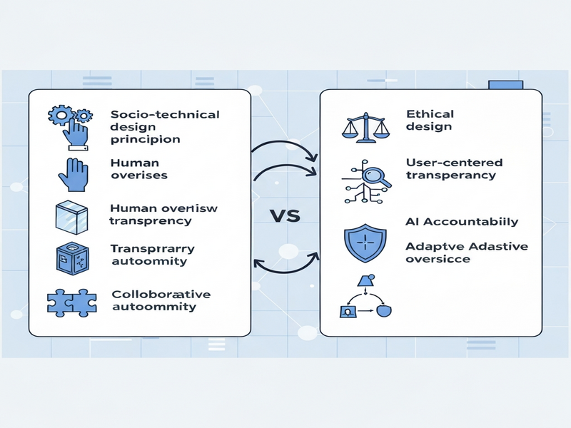 Illustration of the continuous evolution loop linking AI components with socio‑technical governance