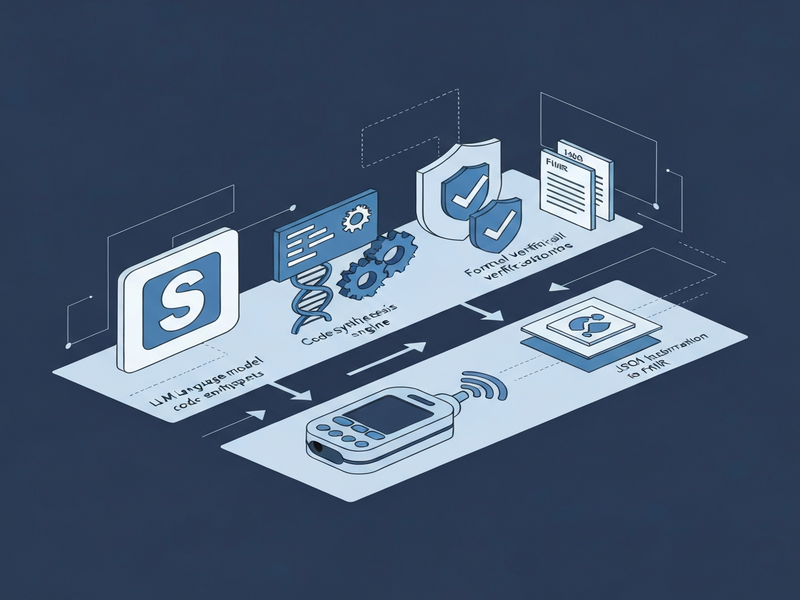 Formal verification code synthesis for medical IoT