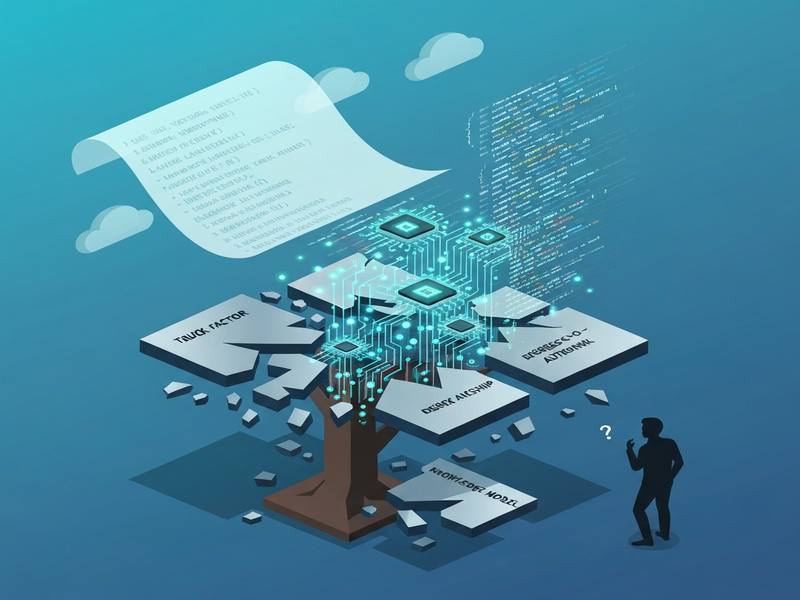 Illustration of AI‑generated code impact