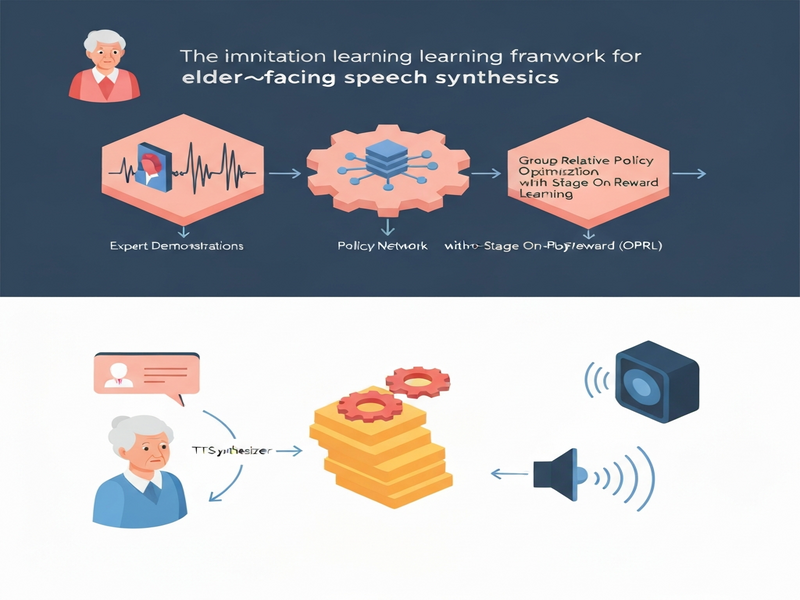 Elder-facing speech synthesis illustration
